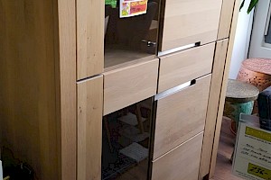 Highboard HORIZONT Wildeiche massiv