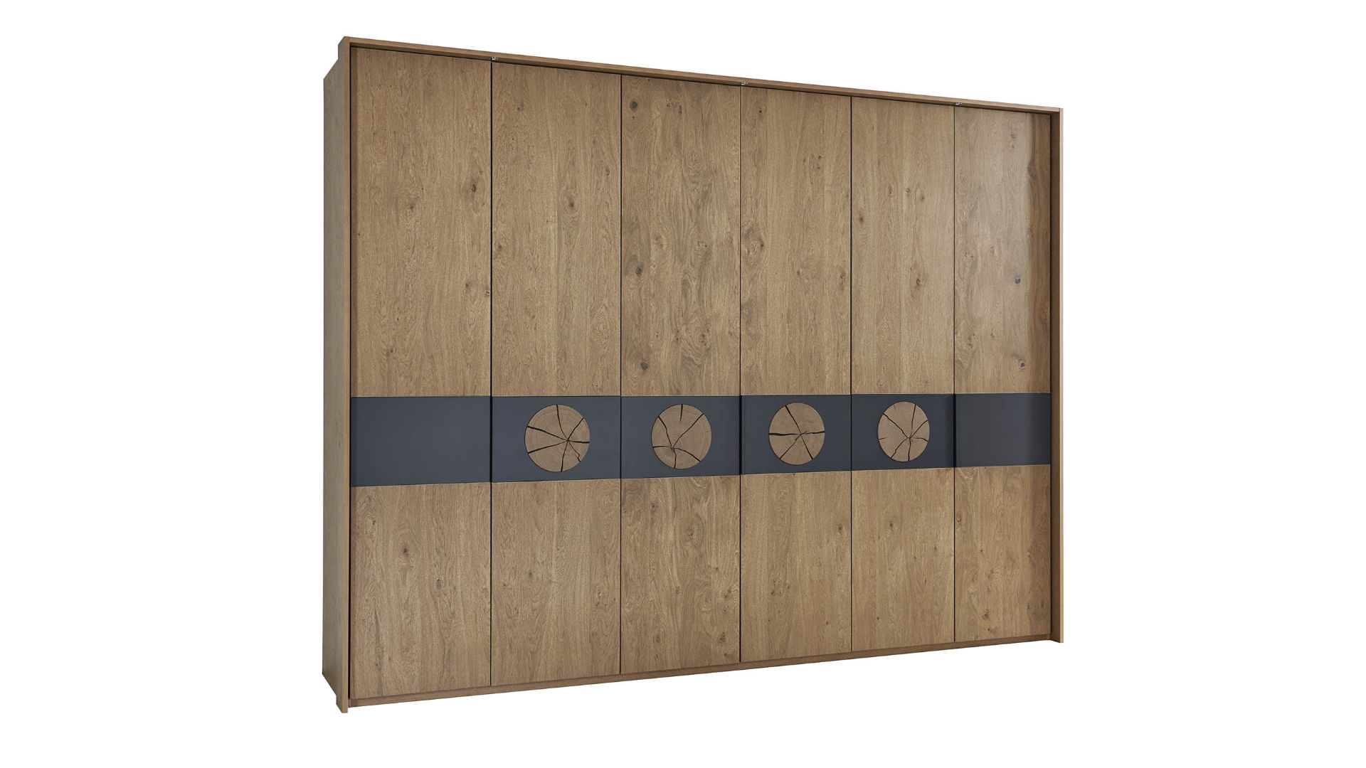 Kleiderschrank Balkeneiche Lack Z20526-4