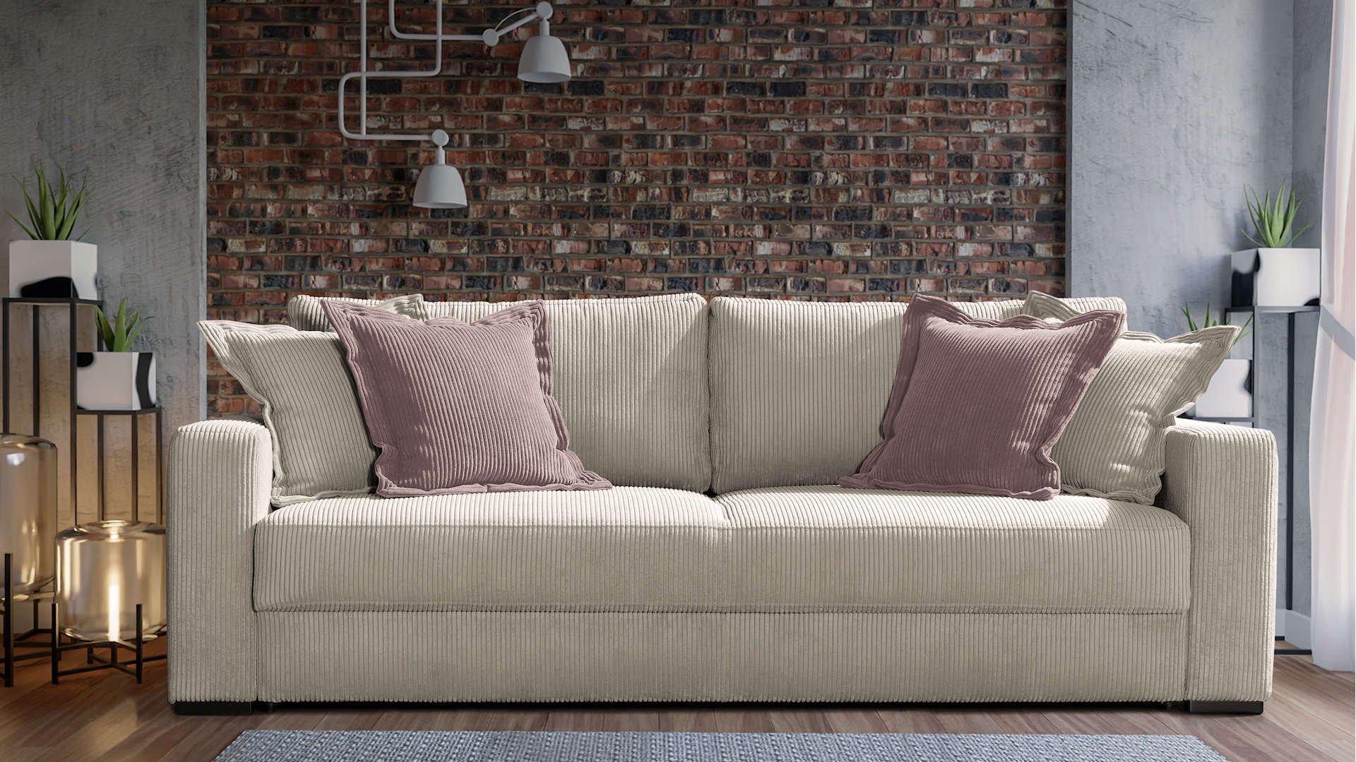 Schlafsofa Z21679 - Stoff