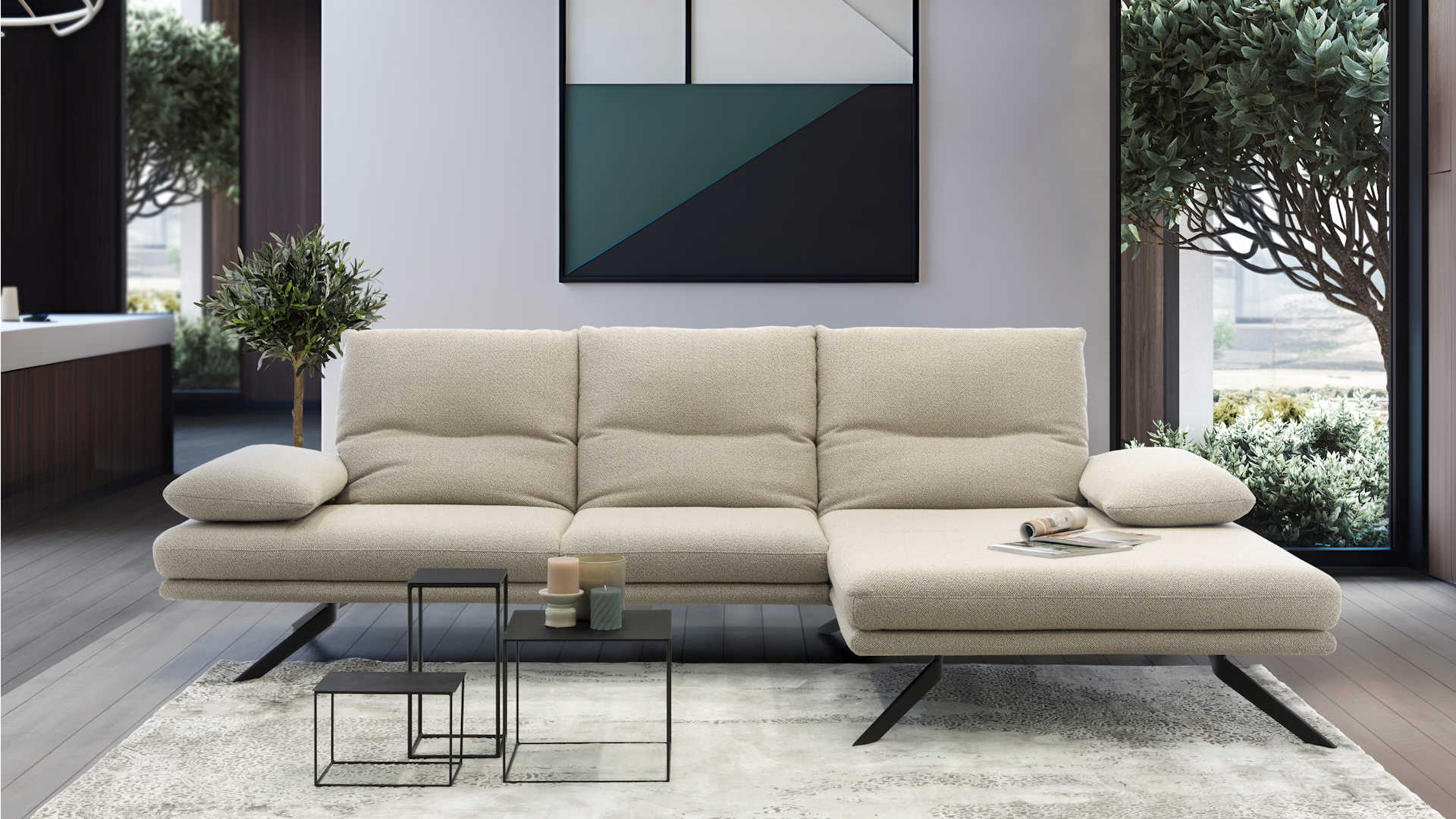 Ecksofa im modernen Design Z22364