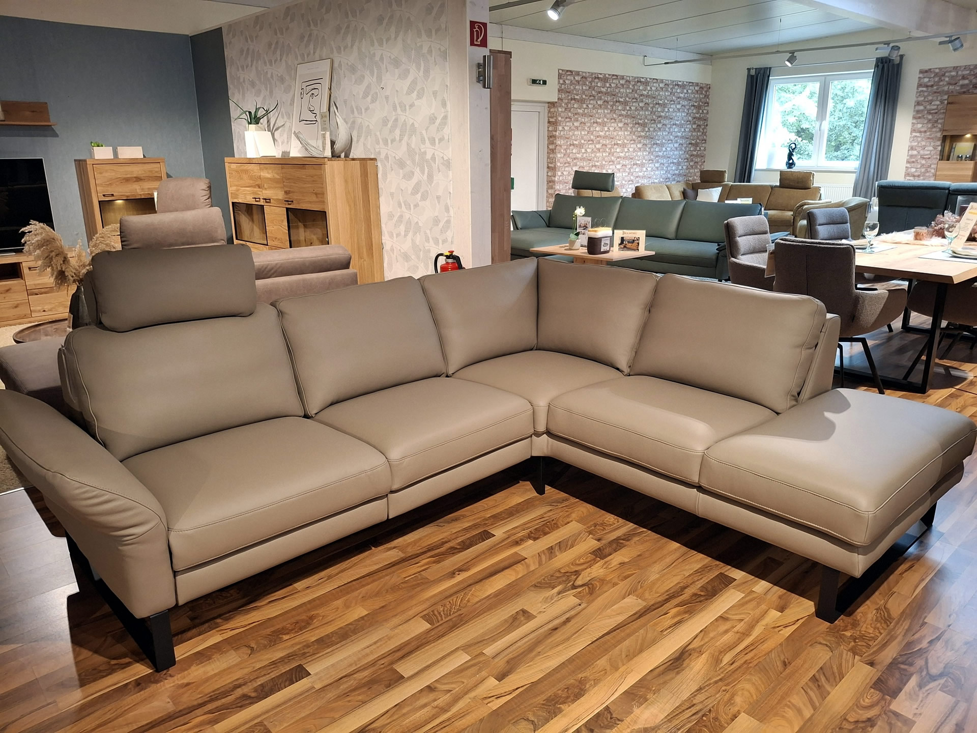 Ledergarnitur DFM in Leder safari