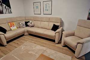 Polstergarnitur beige