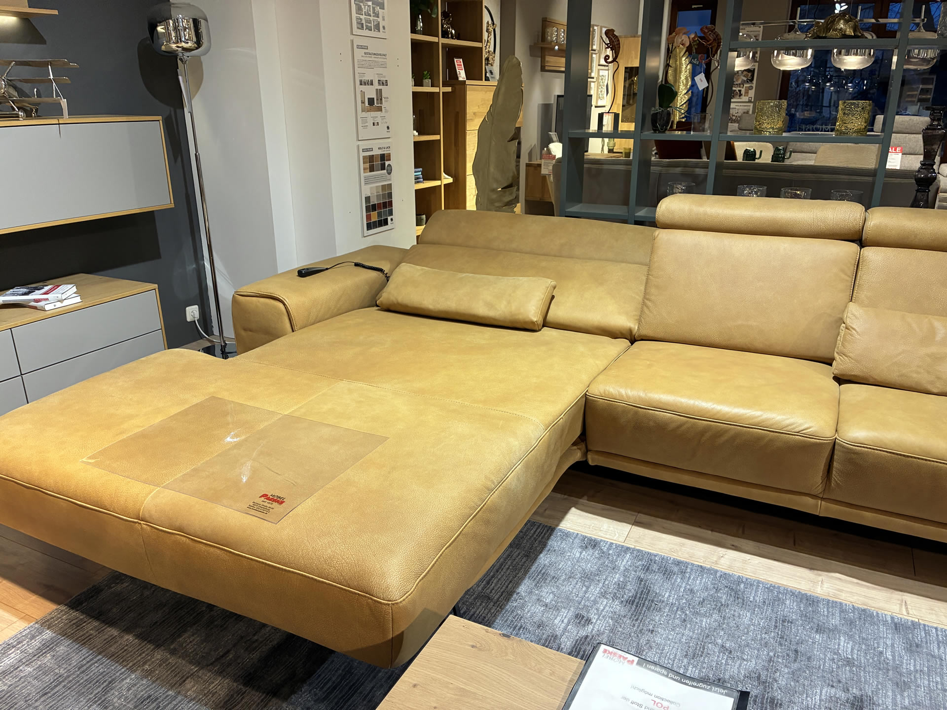 Polstergarnitur PIA in schönem Naturleder