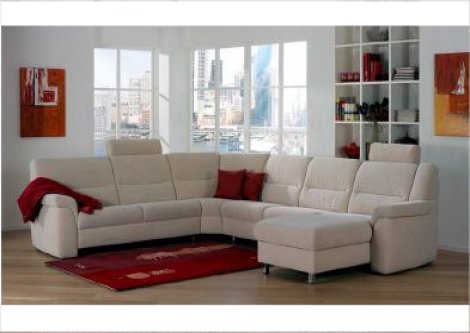 Polstergarnitur Z22800 - Stoffbezug, inkl. Komfort-Funktionen