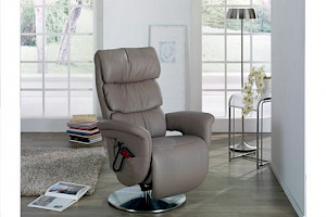 Fernseh- und Relaxsessel Z22808 - Leder, "XS"-ExtraSmall, Holzteller,  verstellbar