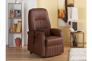 Fernseh- und Relaxsessel Z22781- Leder, mit Aufstehhilfe