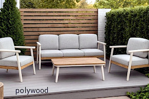 AKTION Gartenlounge Gartenmöbel-Gruppe 4-teilig