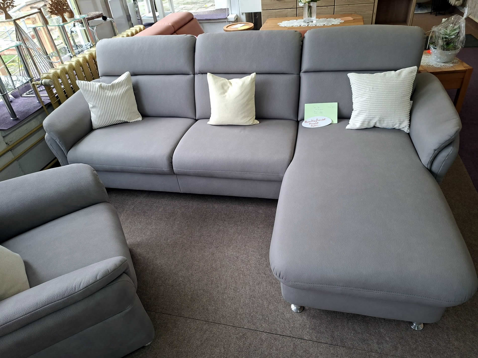 Ecksofa mit Sessel DAVOS